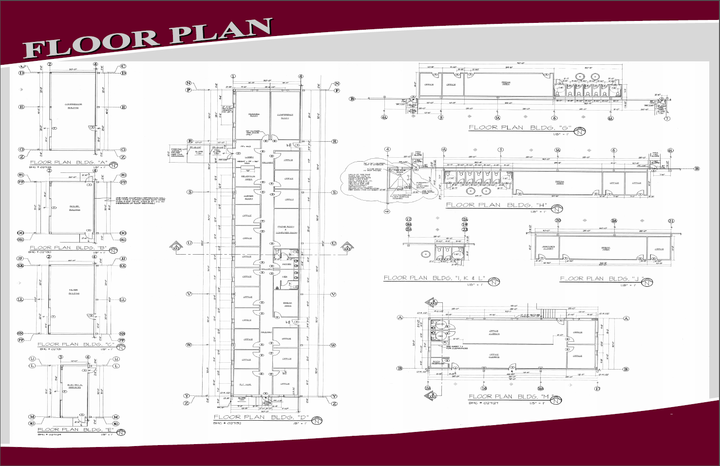 Industrial or warehouse site floor plan