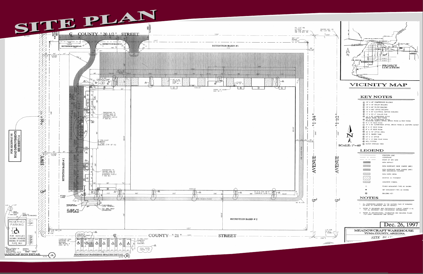 industrial or warehouse site plan